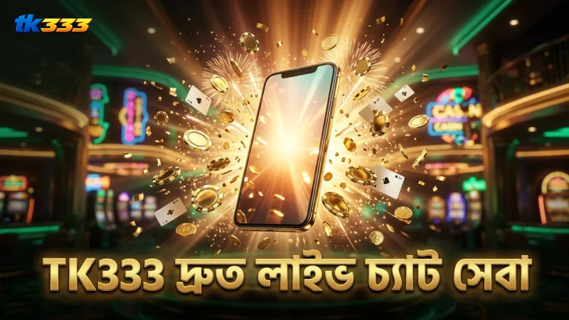 TK333 লাইভ চ্যাটে দ্রুত সাড়া দেয়ার গড় সময় ১ মিনিটের কম