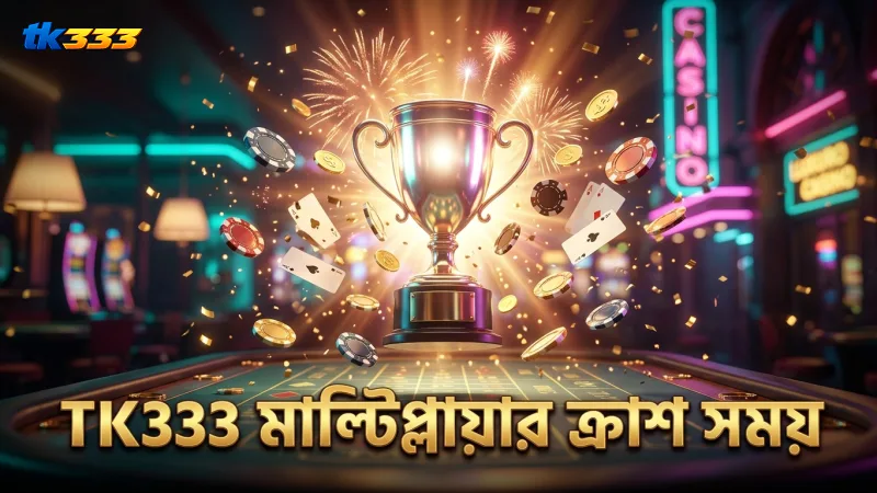 TK333 গেমে মাল্টিপ্লায়ার ক্র্যাশ সময়ে বিশেষ দৃষ্টি প্রয়োজন।