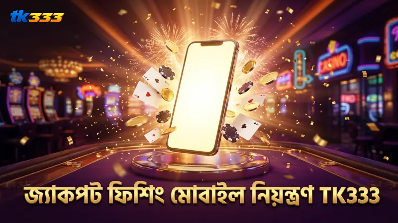 জ্যাকপট ফিশিং মোবাইল ইন্টারফেসে সুবিধাজনক নিয়ন্ত্রণের দৃশ্য।
