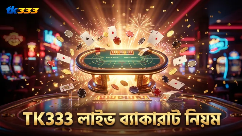 লাইভ ব্যাকারাট খেলার নিয়ম ও প্ল্যাটফর্মের প্রয়োজনীয় তথ্য 1 TK333 তে লাইভ ব্যাকারাট খেলার সঠিক নিয়ম ও ধাপসমূহ