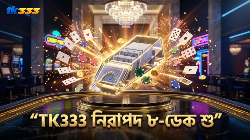 লাইভ ব্ল্যাকজ্যাক খেলার ৫টি সেরা ও কার্যকর কৌশল 2 নিরাপদ ৮-ডেক শু ও ফেয়ার ডিলিং TK333-তে নিশ্চিত