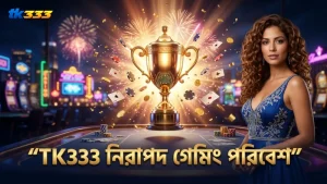 TK333 গেমে নিরাপদ ও দায়িত্বশীল খেলার পরিবেশ।